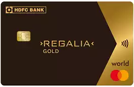 HDFC REGALIA GOLD CREDIT CARD